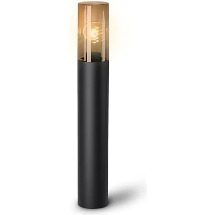 SSC-LUXon VARDA Pollerleuchte Außen, schwarz, LED E27 Vintage Filament, 50 cm, IP44 wetterfest – Bild 3