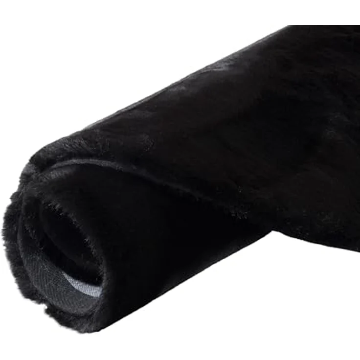 Pergamon Fellteppich Fellteppich Luxus Super Soft Plush Rund, Rund, Höhe: 25 mm – Bild 5