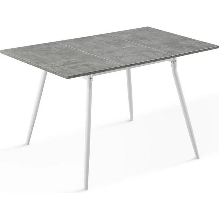 B&D home Esstisch LIO, Metallgestell schwarz oder weiß, ausziehbar, 4-6 Personen – Bild 2