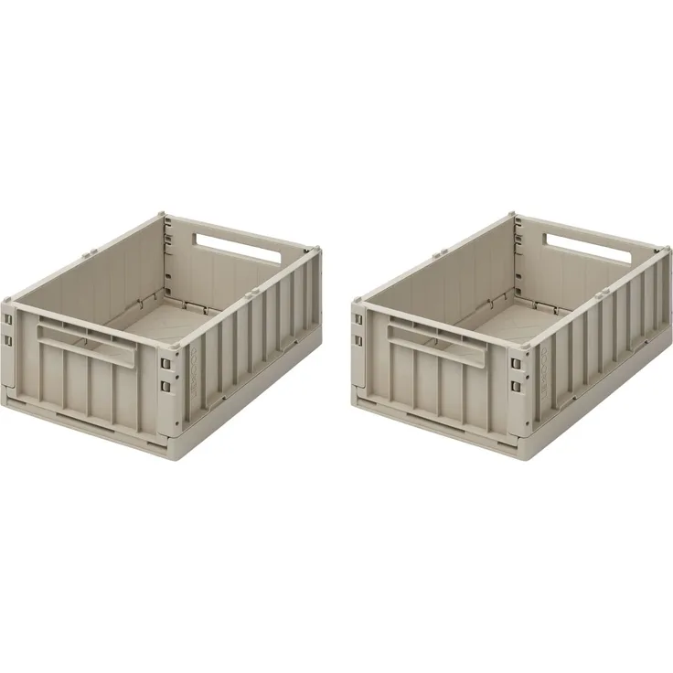 Liewood Weston Aufbewahrungsbox M - 2 Stück - Sand