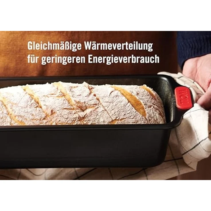 WOLL Backform Woll Let's bake! Backblech, 23x33 cm, (1-tlg), mit Antihaftversiegelung und integrierten Silikongriffen, PFAS-Frei – Bild 4