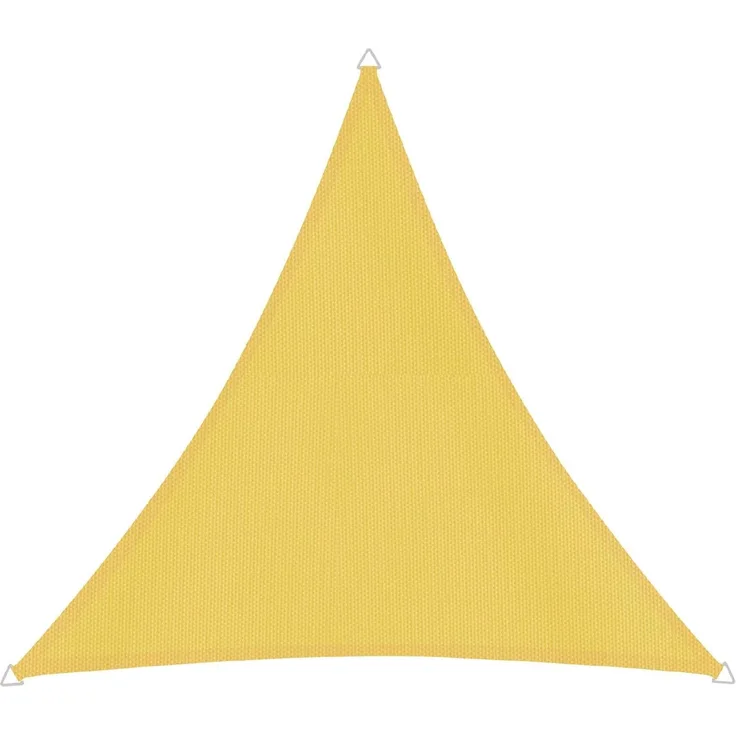 Windhager Sonnensegel Cannes Dreieck, 4x4x4m, gelb