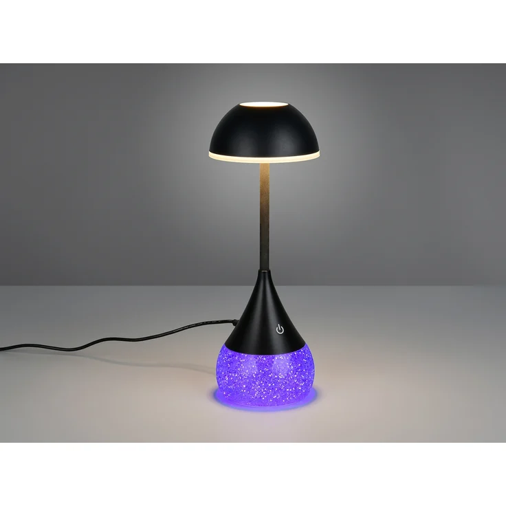 Tischlampe TEMBO LED dimmbar mit RGB Farbwechsel, USB betrieben, Höhe 28cm – Bild 7