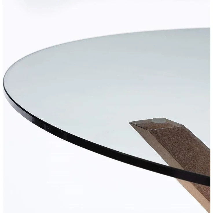 Julian Bowen Chelsea Kleiner Esstisch, Walnuss/Glas, 120cm – Bild 5