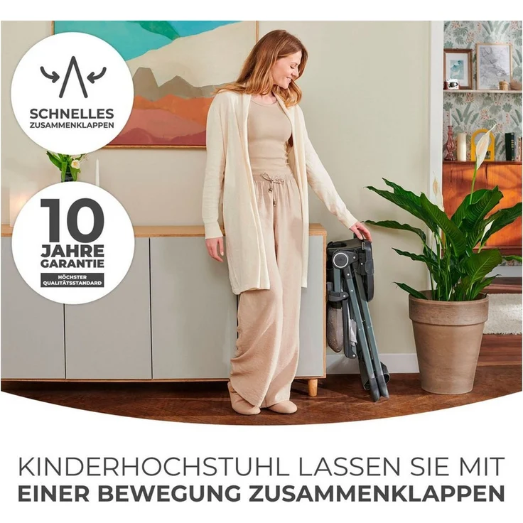 Kinderkraft Kombihochstuhl FOLDEE – Bild 2