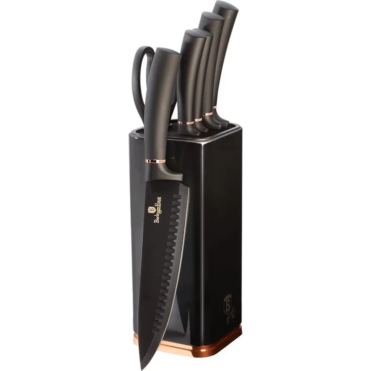 Berlinger Haus Berlinger Haus Messersatz 7 Elemente Black Rose Gold BH2422 – Bild 1