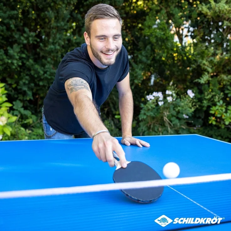 Donic-Schildkröt Tischtennis-Set Hobby, für 4 Spieler (4 Schläger, 5 Bälle, in Tragetasche, gute Freizeitqualität), 788603 – Bild 4