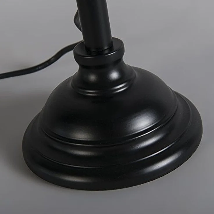 Qazqa Tischleuchte Kaso, ohne Leuchtmittel, E14, Schwarz, Landhaus, Stahl, 1-flammig – Bild 6