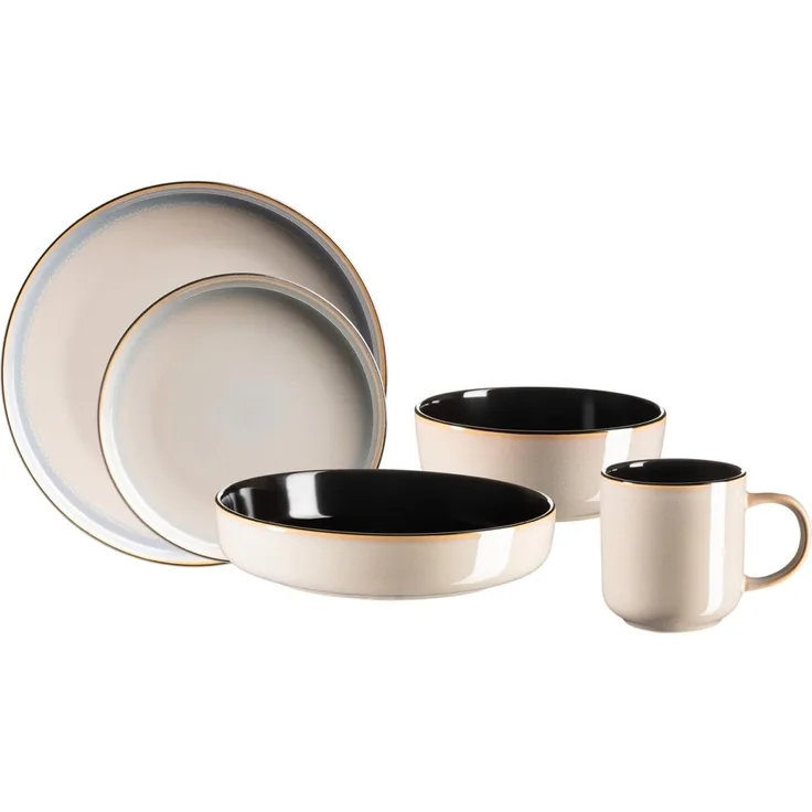 neuetischkultur Alenia Beige Kombiservice 10-teilig