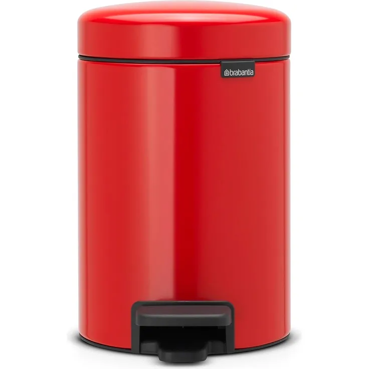 Brabantia 'NewIcon' Treteimer, Passion Red, 3 Liter