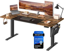 SONGMICS Schreibtisch, elektrisch höhenverstellbar