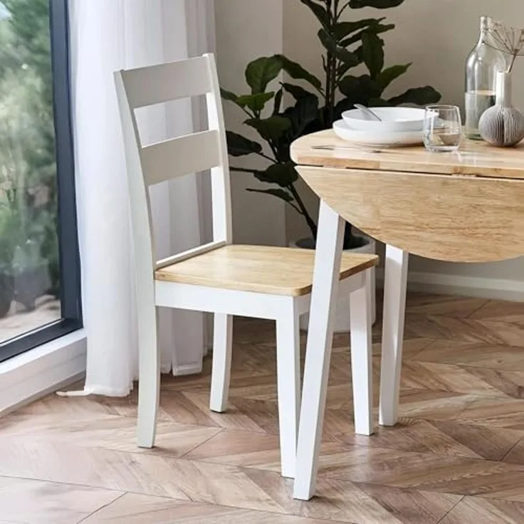 Julian Bowen 2er-Set Esszimmerstühle aus Linwood