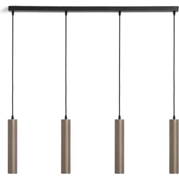 LEDKIA LIGHTING Pendelleuchte Aritz, Aluminium 4 Strahler in Bronze, GU10 kompatibel, 120 cm Höhenverstellung – Bild 1