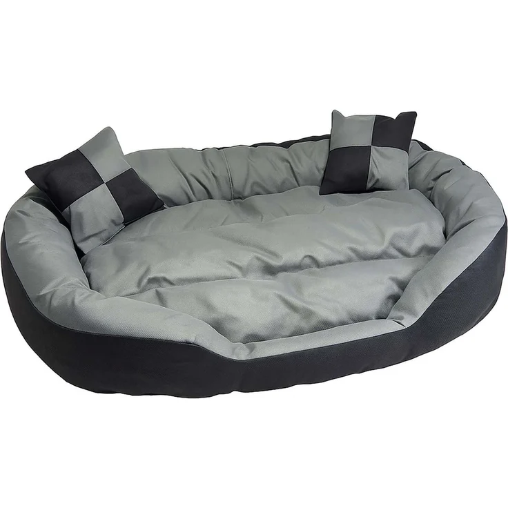 Hossis Wholesale Big Tier Sofa Hundebett M 85x70x20cm | Kuschelig & waschbar | Hundekorb mit Wendekissen & 2 Zierkissen | Welpenbett aus 100% Polyester | Bequem, pflegeleicht & geruchsfrei – Bild 1