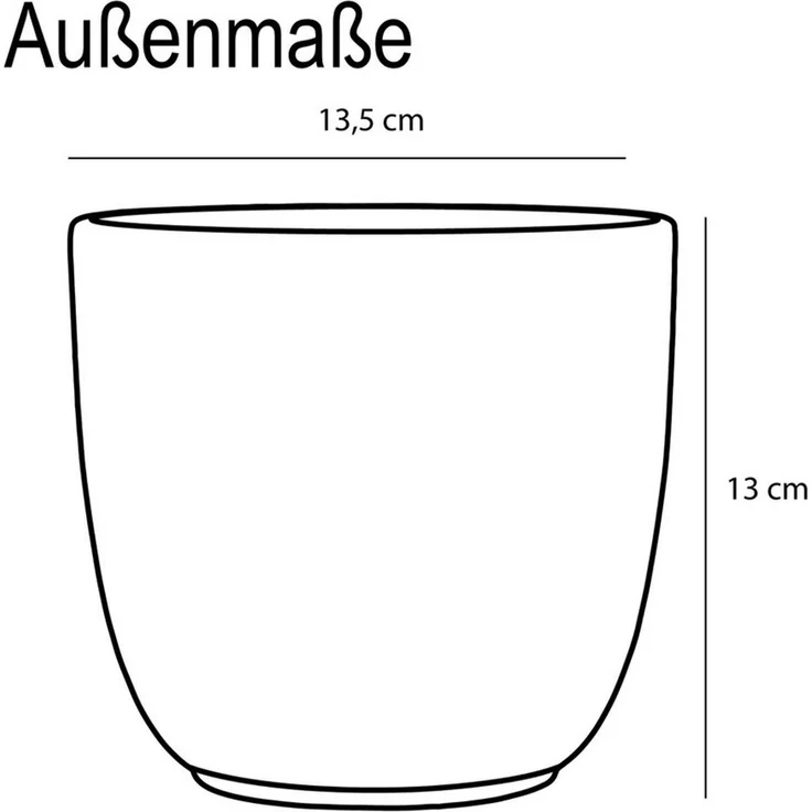 Annastore Übertopf Blumenübertopf - Keramik Übertopf - Blumentopf - Pflanztopf, In verschiedenen Größen und Farben – Bild 2