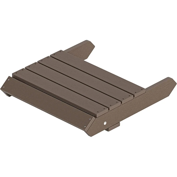 HOME DELUXE Gartenstuhl FAREA inkl. Hocker – Schwarz- Braun – Bild 6