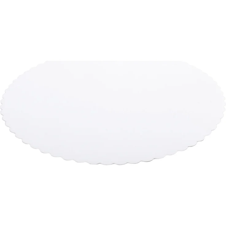 Zenker Tortenunterlage Fair Ø 28 cm 6 Stück aus lebensmittelechtem Papier in edlem Weiß – Bild 1