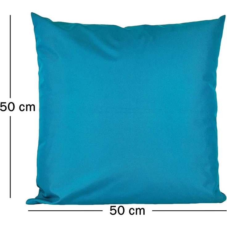 JACK Kissenbezüge 2er Set 50x50cm Outdoor Wasserfest, (2 Stück), 2x Kissenhülle, strapazierfähig, wasserabweisend, Innen & Außen – Bild 4