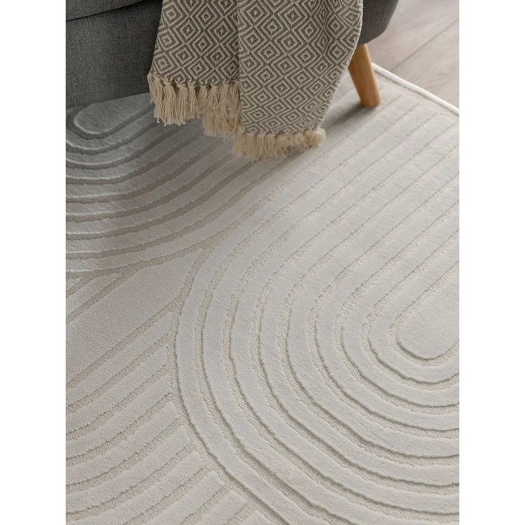 benuta Teppich Claire, rechteckig, Höhe: 6 mm, Teppich Wohnzimmer, Esszimmer, Schlafzimmer, Flur, Boho, Pflegeleicht – Bild 2