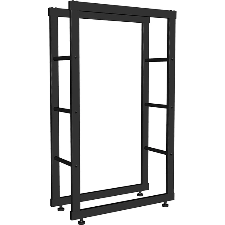 Kaminholzständer Brennholzregal Kaminholzablage Holzregal Metall 100x60 cm – Bild 1