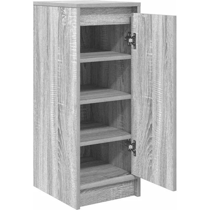 vidaXL Schuhschrank Grau Sonoma 29,5x34x76 cm Holzwerkstoff 861864 – Bild 4
