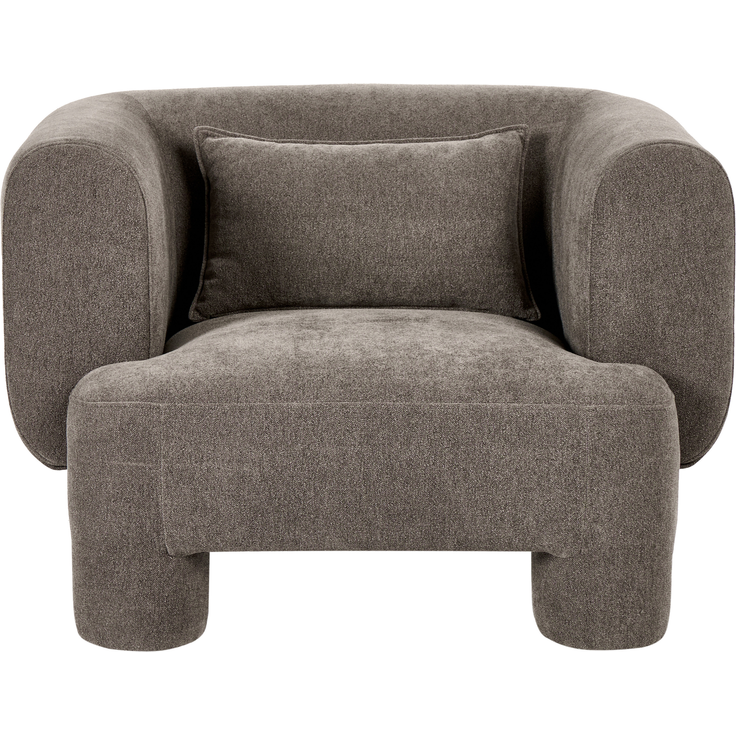 Sessel Stoff braun HOGBO – Bild 4