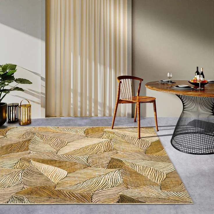 Villeroy & Boch Outdoorteppich Eugene, rechteckig, Höhe: 3 mm, In- und Outdoor, Flachgewebe, wetterfest, Balkon, Garten, Terrasse – Bild 1