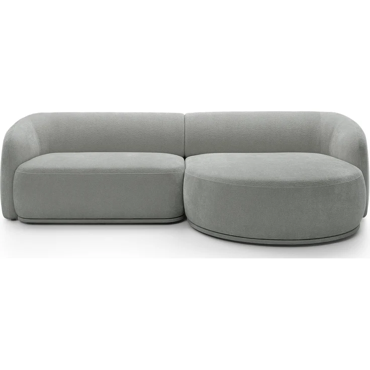 Selsey 'Bommo' Ecksofa rechts L-Form, Chenille Grau, 288 cm – Bild 5