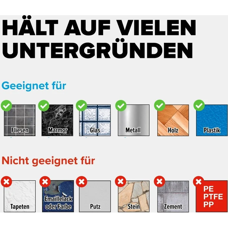 Tesa Aufbewahrungsbox BABOO Größe L zum Kleben – Bild 5