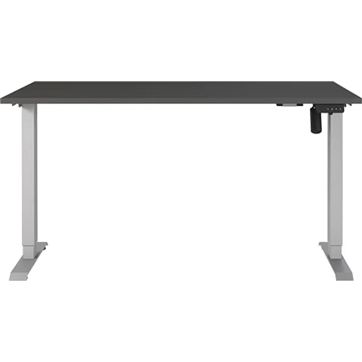 Germania Schreibtisch 8023-640, in Graphit/Silber, elektr. höhenverstellbar, 140 x 119 x 80 cm (BxHxT) – Bild 4