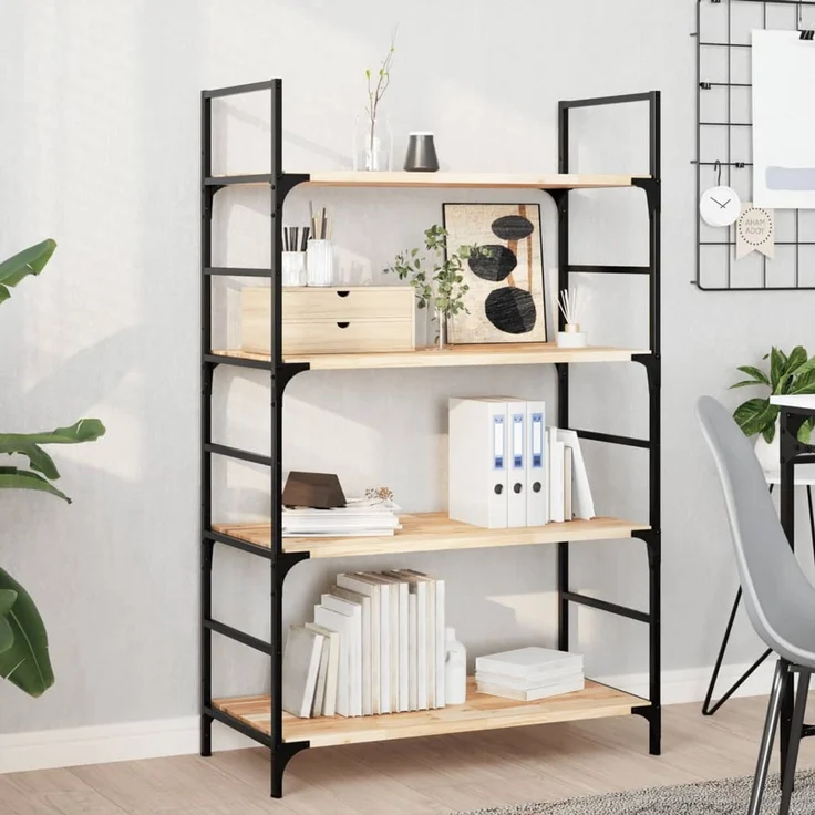 vidaXL Tischplatte 100x40x2 cm Rechteckig Massivholz Akazie 4008746 – Bild 3
