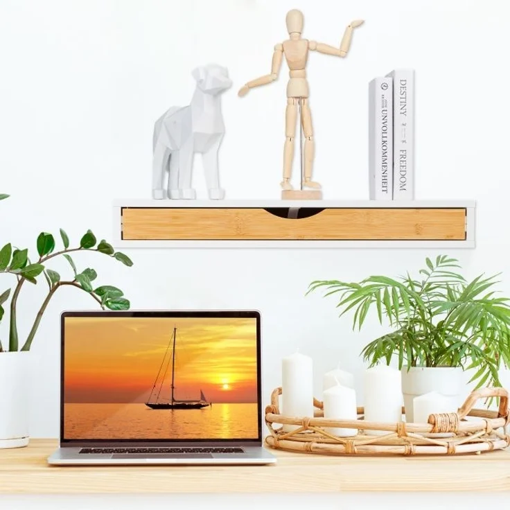 Wandregal mit Schublade – Bild 2