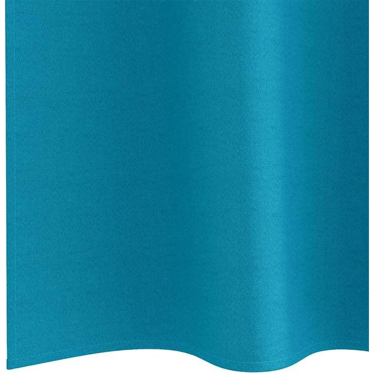 vidaXL Verdunkelungs-Vorhänge mit Ringen 2 stk. Türkis 260 x 140 cm 4107422 – Bild 6