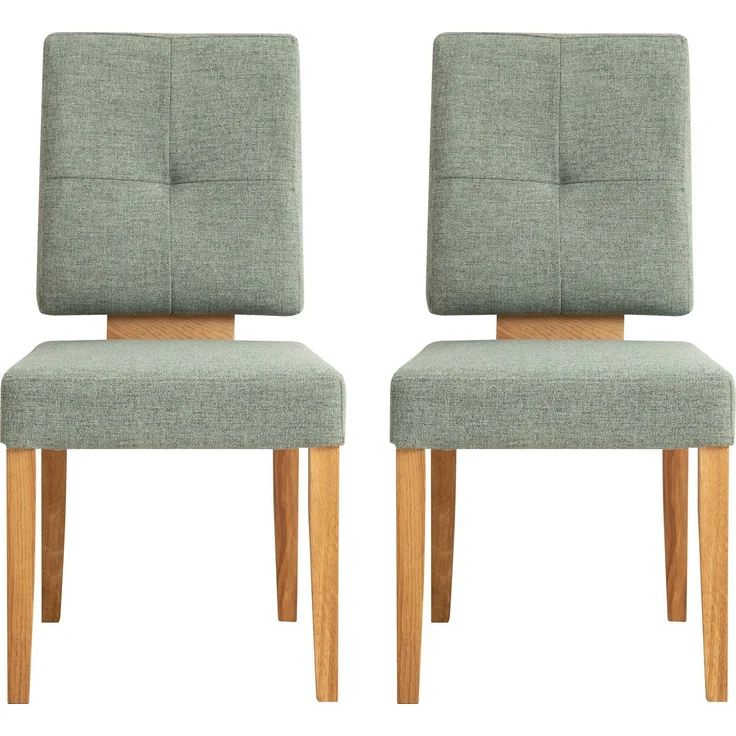 Home affaire Esszimmerstuhl Ponza Polsterstuhl (Set, 2 St), Gestell Eiche massiv geölt, Esszimmer Bestseller – Bild 5