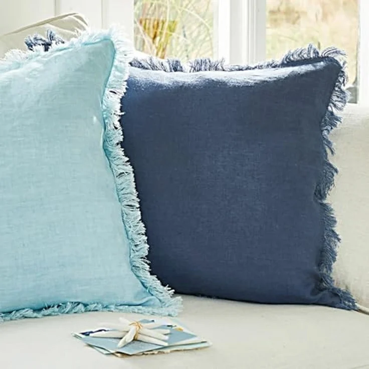 Mirabeau Kissenhülle Kissenhülle 2er Set Quebo türkis/blau – Bild 6