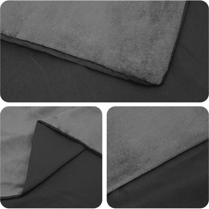 vidaXL Gewichtsdecke Anthrazit 122x183 cm 5 kg 100% Baumwolle 205T 3443005 – Bild 6