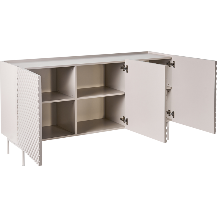 Sideboard mit 3 Türen YARAKA Hellbeige – Bild 5