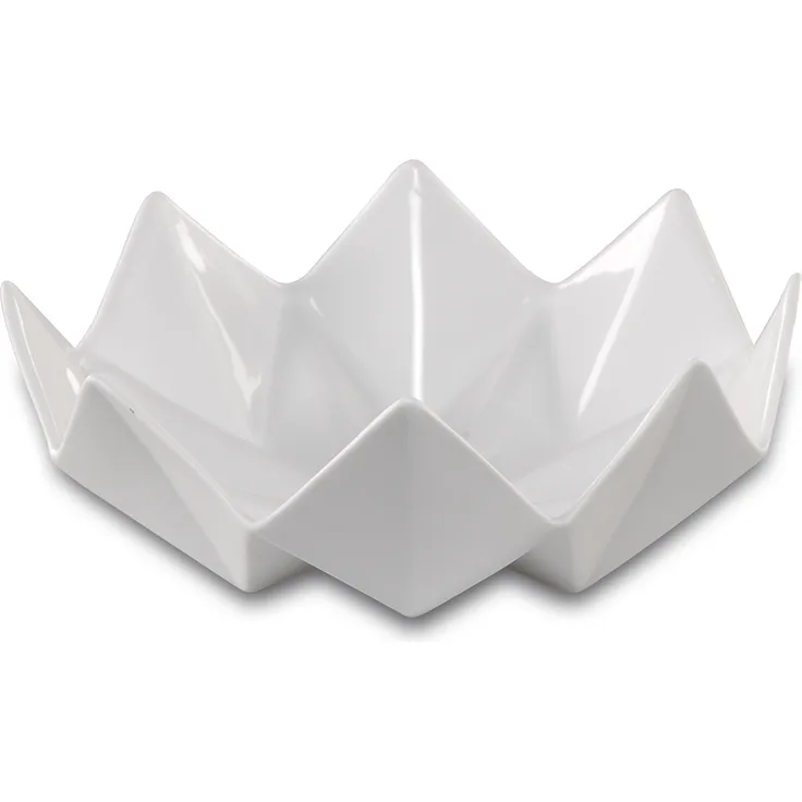 Goebel / Polygono Star,Schale,weiß,19,0cm x 19,0cm x 7,0cm / Biskuit-Porzellan / 19,0cm x 19,0cm x 7,0cm