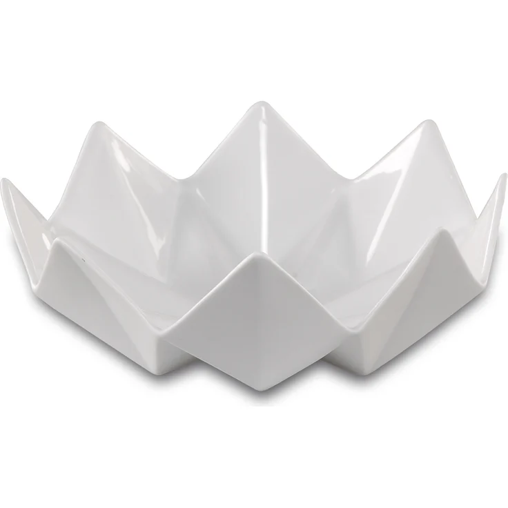 Goebel / Polygono Star,Schale,weiß,19,0cm x 19,0cm x 7,0cm / Biskuit-Porzellan / 19,0cm x 19,0cm x 7,0cm – Bild 1