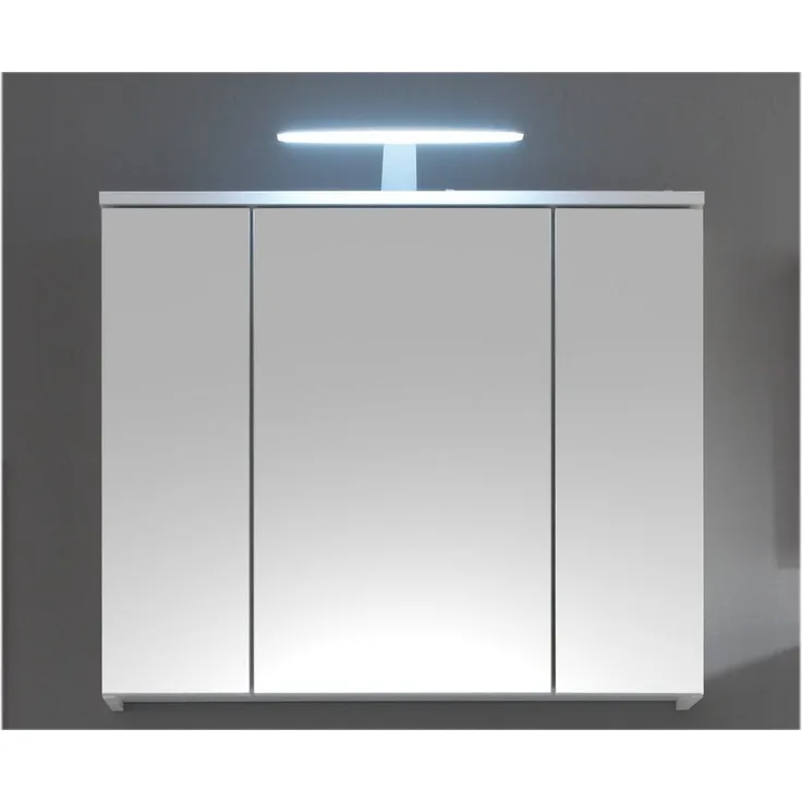 Spiegelschrank >Suzette< in Weiß - 80x67x20cm (BxHxT)