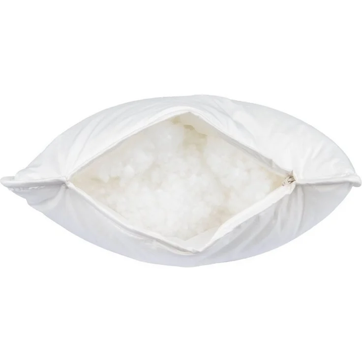 Traumschloss Microfaserkissen Premium, Füllung: 100% Polyester Faserbällchen, Bezug: 100% Baumwolle, Rückenschläfer, Seitenschläfer, Bauchschläfer, extrem leicht, luftig und anschmiegsam – Bild 2