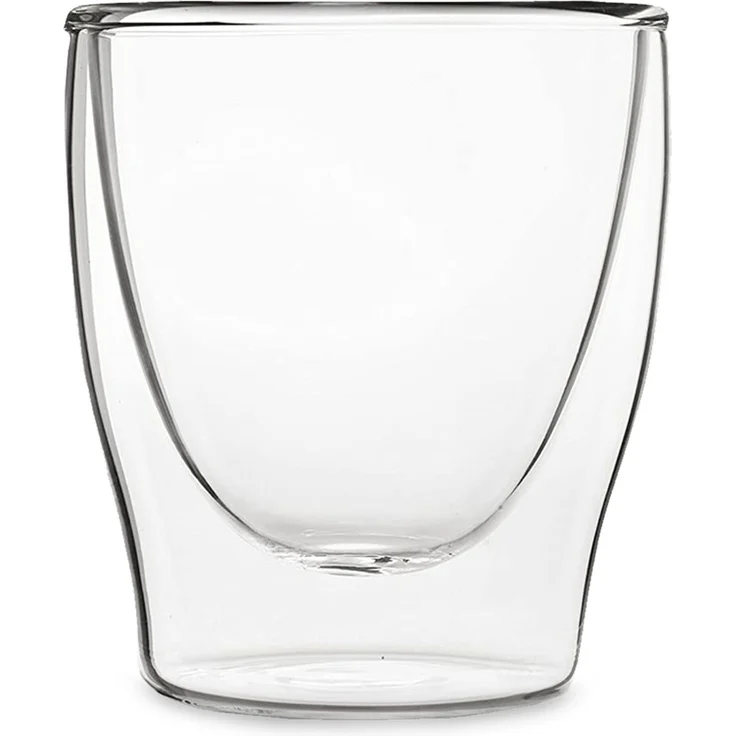 DUOS doppelwandiges Glas 80 ml Thermofunktion inkl. Edelstahl-Löffel Transparent – Bild 7