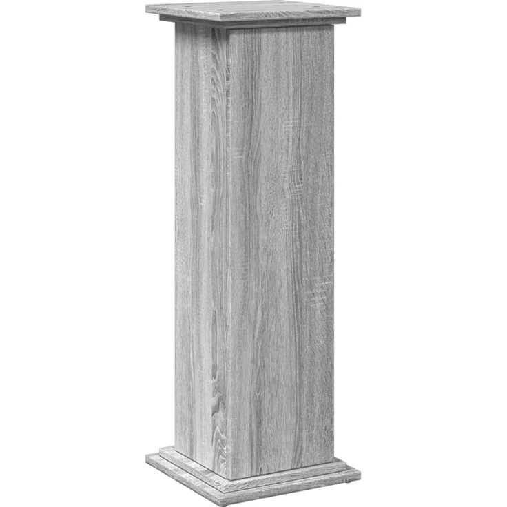 vidaXL Postament mit Stauraum, Holzwerkstoff, Grau Sonoma, 31 x 30 x 90 cm – Bild 1