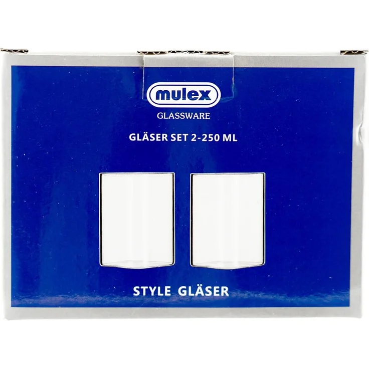 Mulex 2-Teilig Glas Quadratische Glas Japanische Getränkebecher Borosilikatglas Cocktail, Borosilikatglas, Hitzebeständig 250 ml – Bild 5