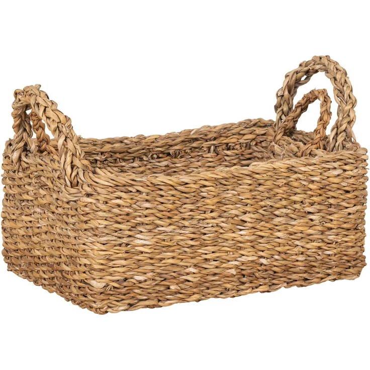 House Nordic Körbe, Seegras, natur, 2er Set – Bild 2