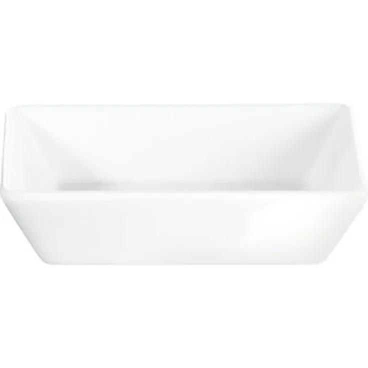 ASA Selection 250°C Aperitif Teller / Top, Quadratisch, Porzellan, Weiß, B 10 cm, 52130017
