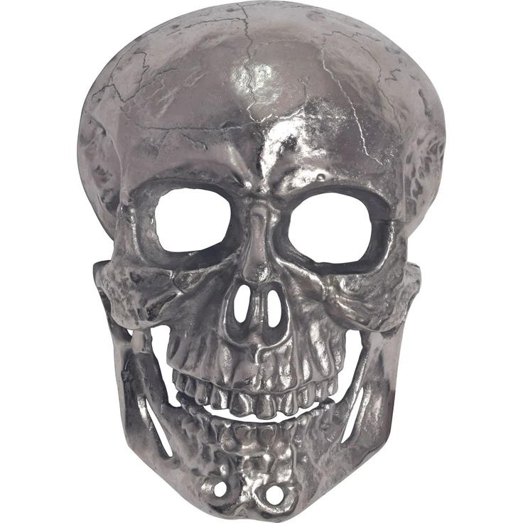 FineBuy Wanddeko Totenkopf Aluminium 41 cm Schädel Groß, Design Wanddekoration Metall Deko Alu Modern, Wohndeko Skull, Wandskulptur Dekoration Wohnaccessoire – Bild 6