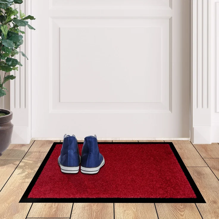 Furni24 Fußmatte - Rot, 40 x 60 cm – Bild 4