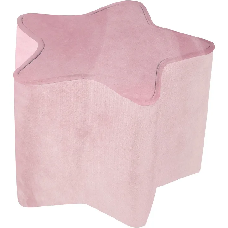 roba Kinderhocker 'Lil Sofa' - Sternform - Samtstoff - Mauve