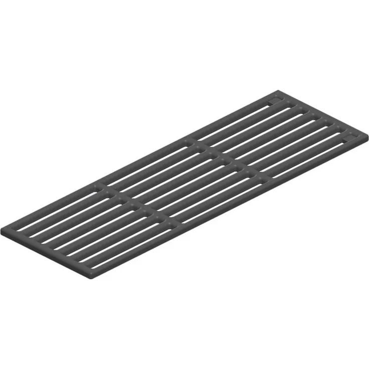 Allgrill Grillrost, Gusseisen schwarz, 15x46 cm